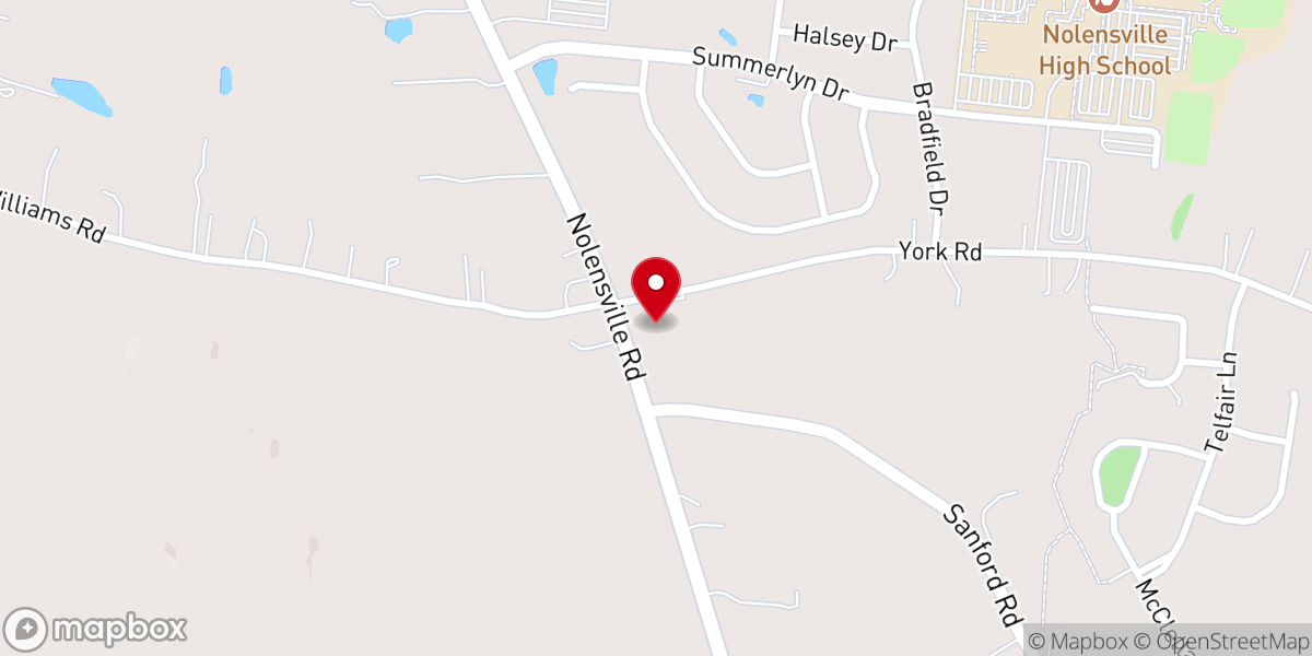 Map showing location of Jenkins Cumberland Presbyterian Church