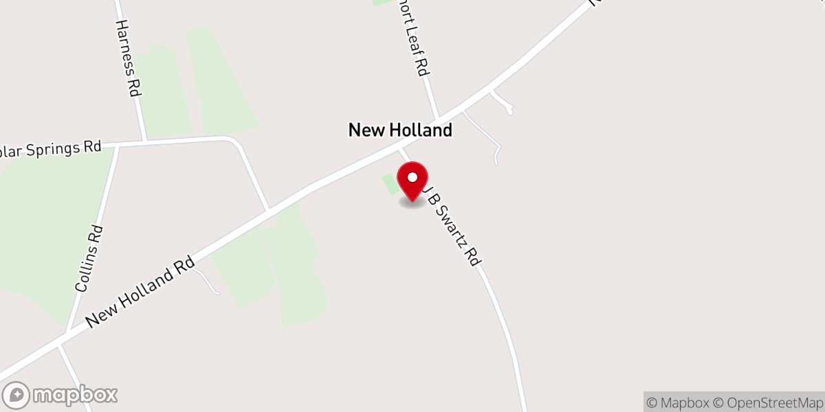 Map showing location of Pentecostal Holiness Church