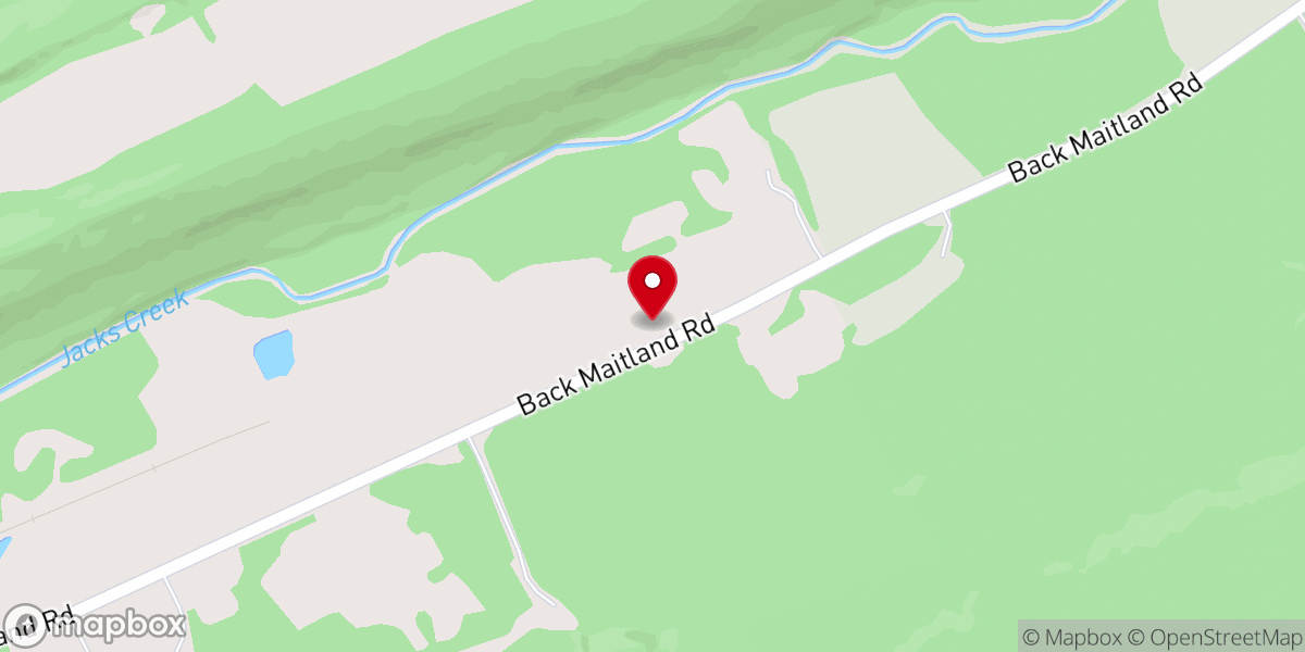 Map showing location of Paintersville Christian