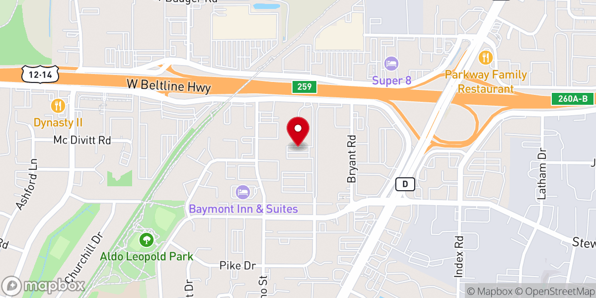 Map showing location of St. Joseph Catholic Church — Good Shepherd Parish