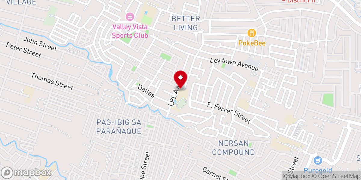Map showing location of Faith Baptist Church - South Metro