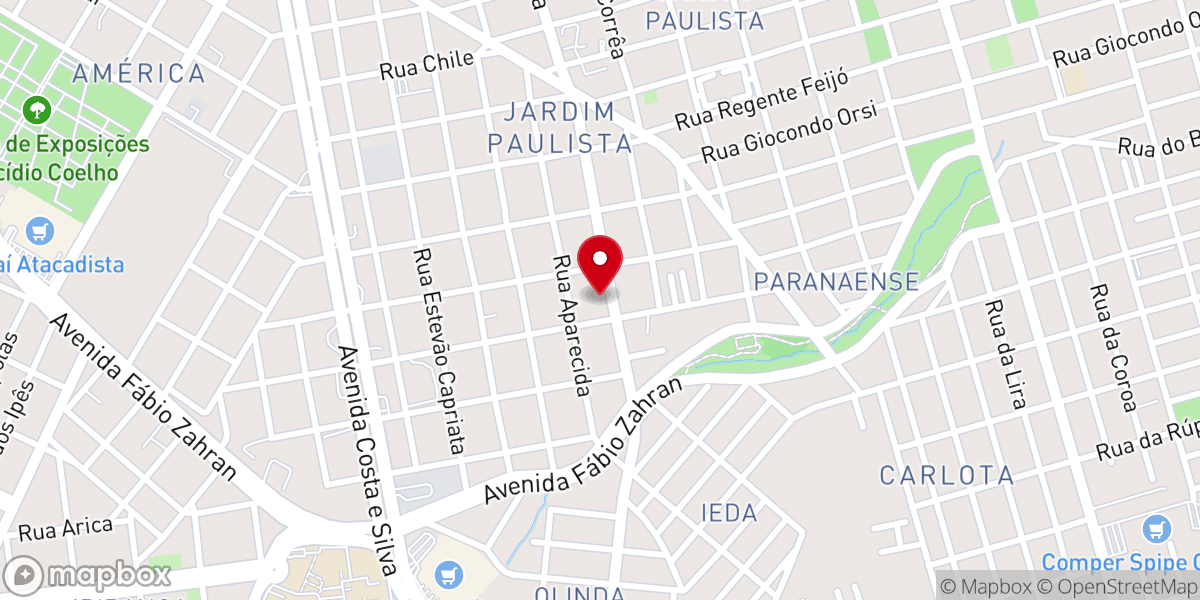 Map showing location of Capela Santíssima Trindade - Paróquia Nossa Senhora de Fátima