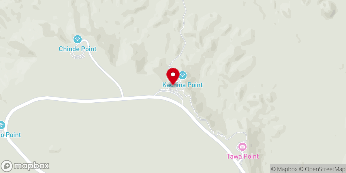Map showing location of Painted Desert Inn