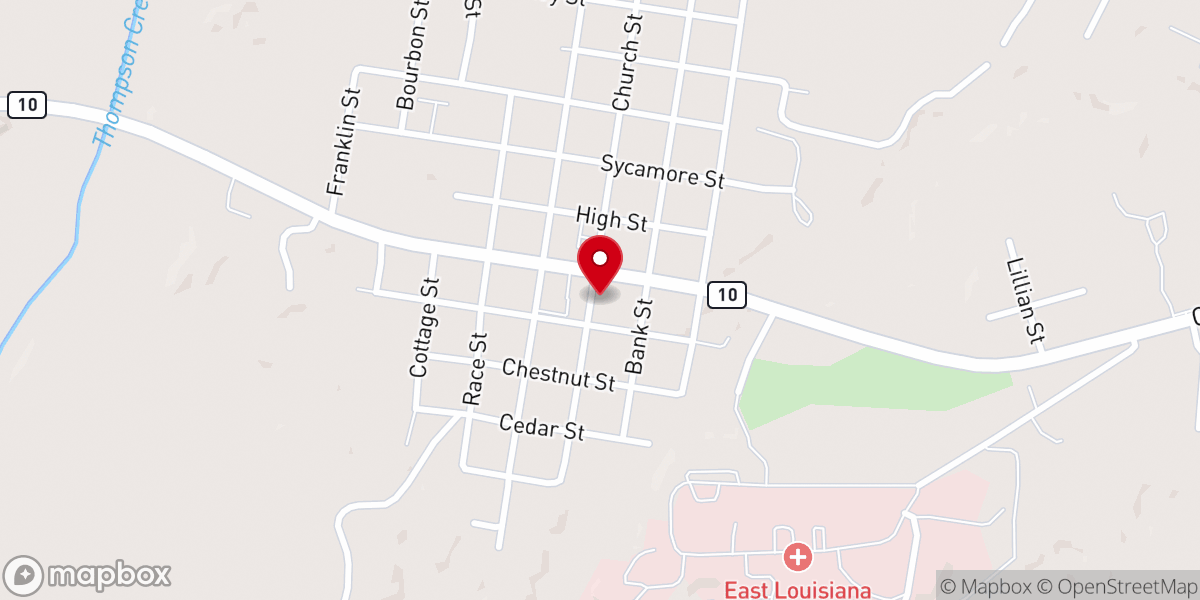 Map showing location of Jackson Marshals Office