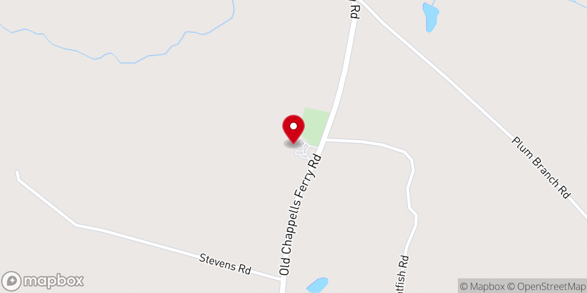 Map showing location of Lockhart Baptist Church