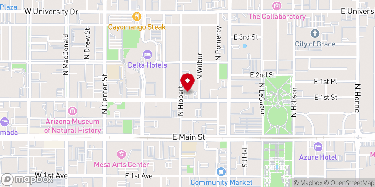 Map showing location of Redeemer Apostolic Church