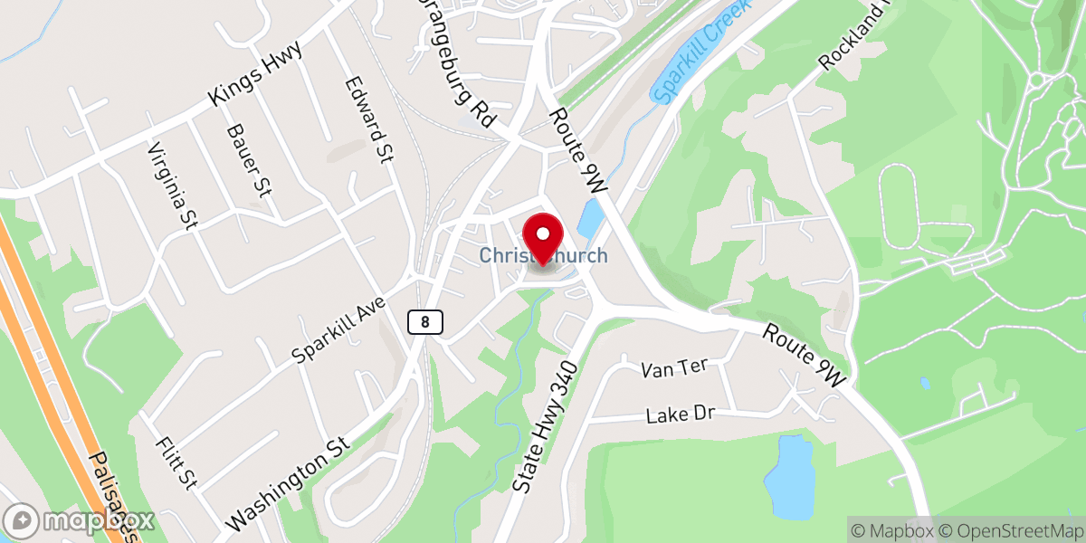 Map showing location of Saint Charles African Methodist Episcopal Zion Church