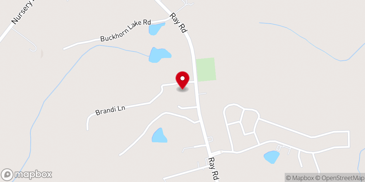 Map showing location of Gourd Springs Baptist Church