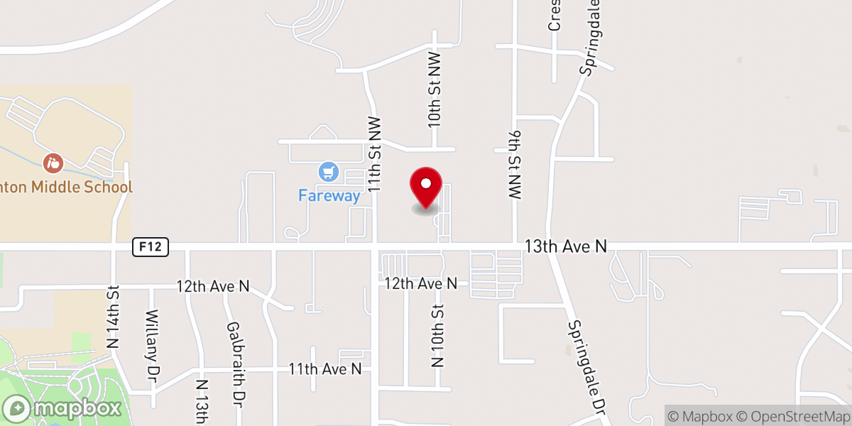 Map showing location of Journey Church