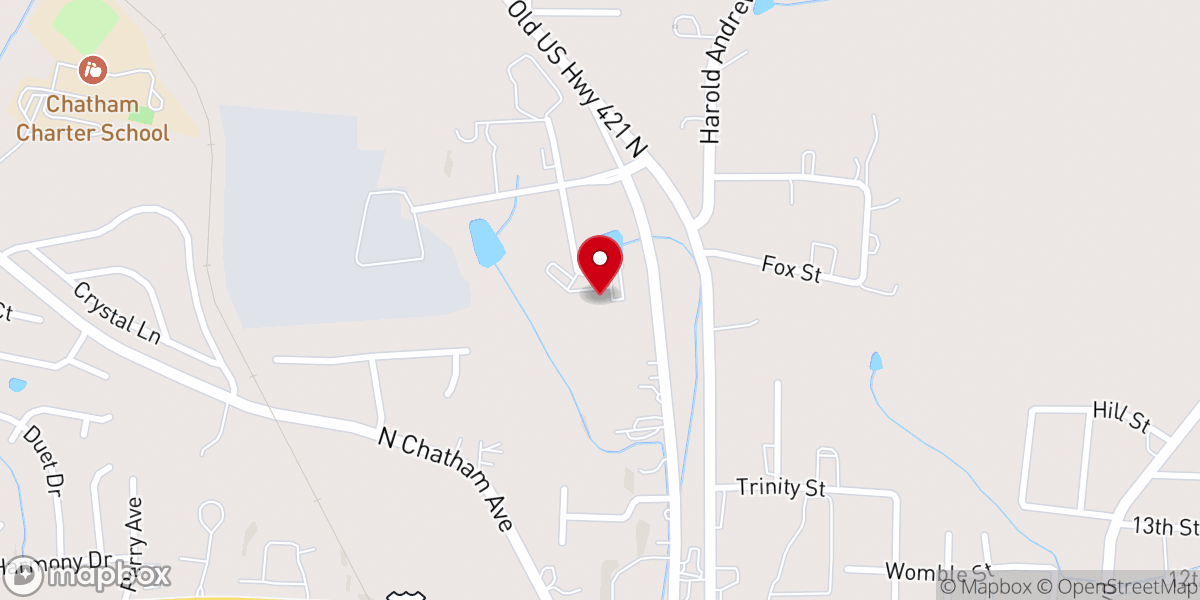 Map showing location of True Community Church