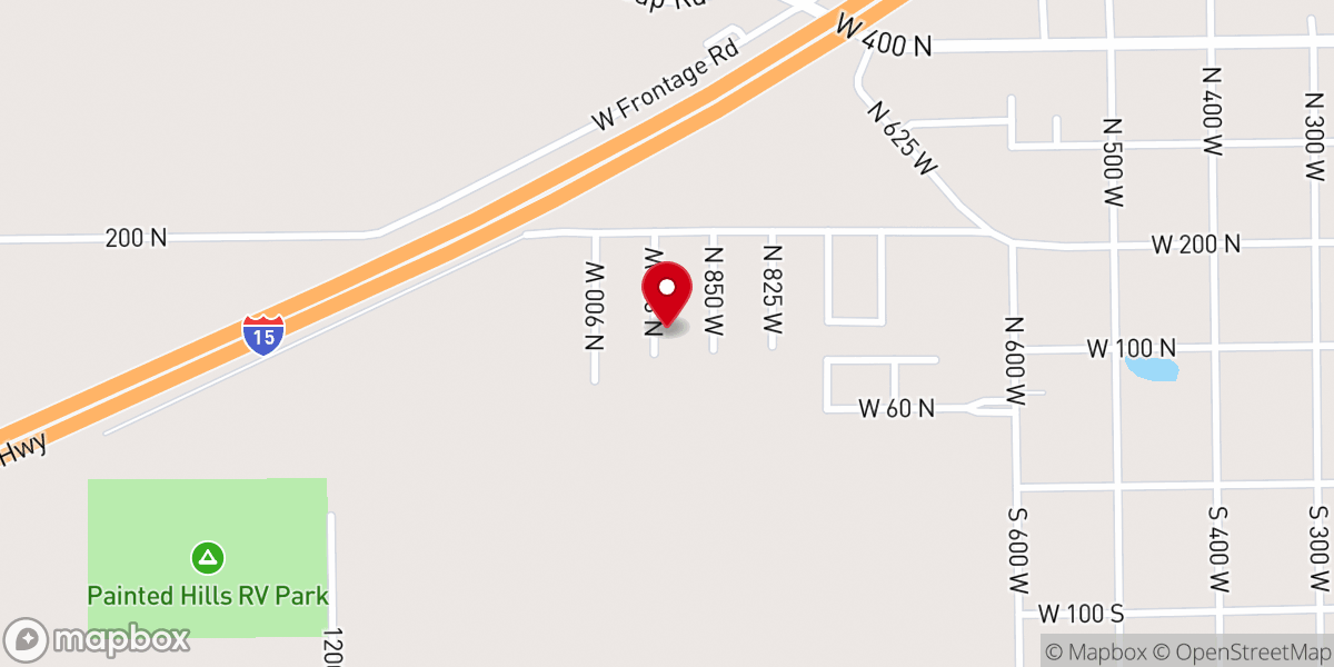Map showing location of Assembly of Jesus Christ