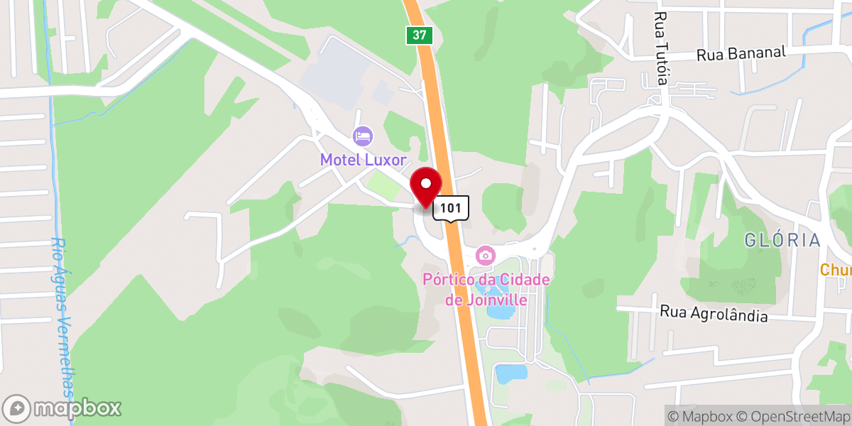 Map showing location of Igreja dos Filhos