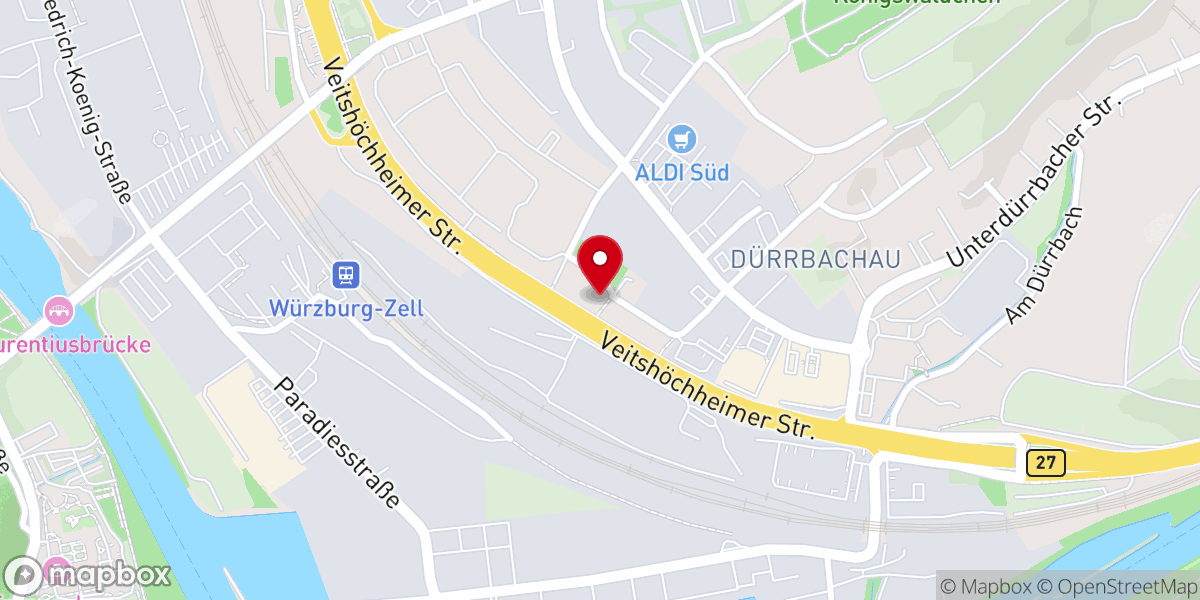 Map showing location of Heilig-Geist-Kirche