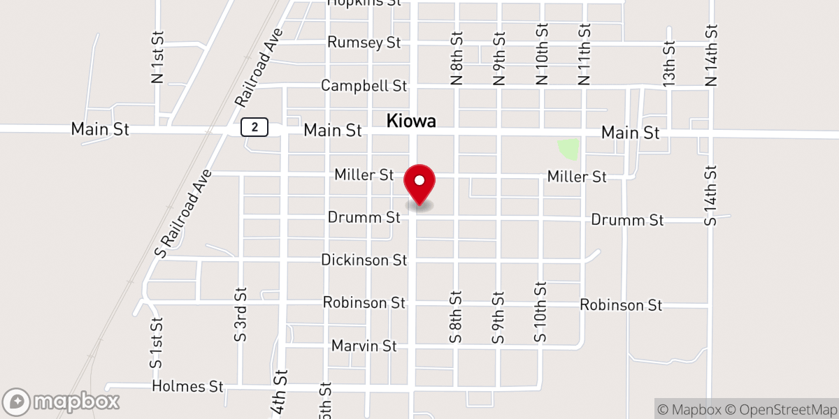 Map showing location of Christian Church