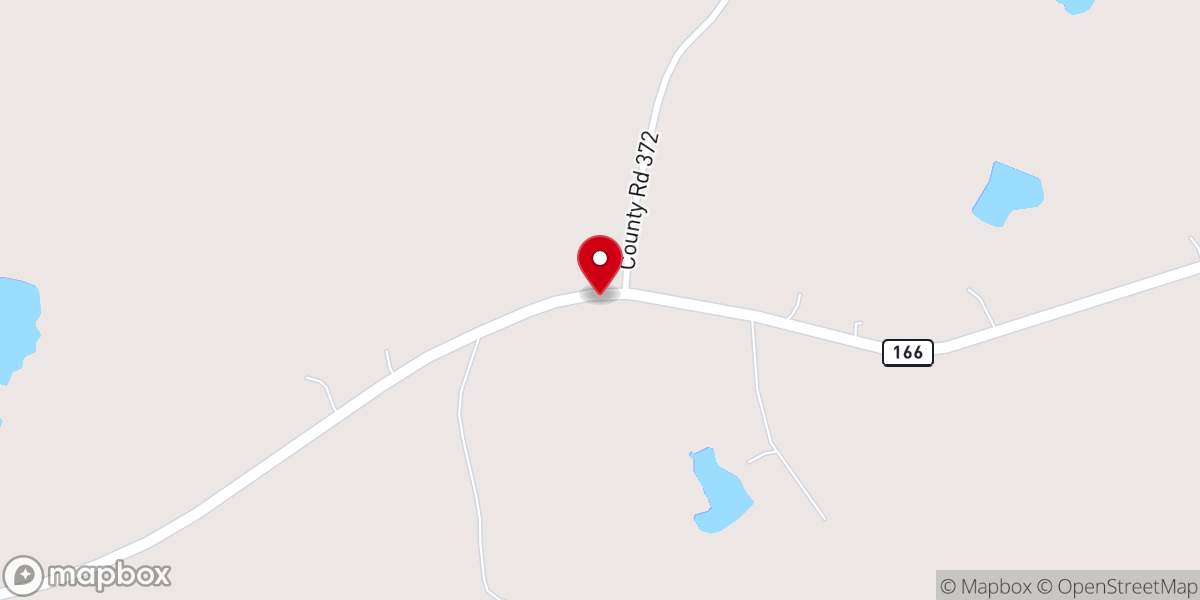 Map showing location of Bethany Primitive Baptist Church