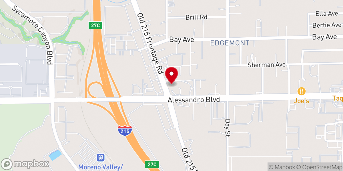 Map showing location of Highway Church