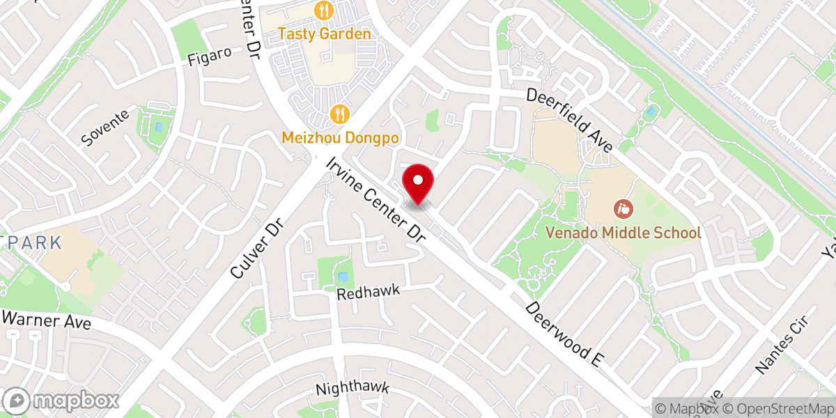 Map showing location of Church In Irvine