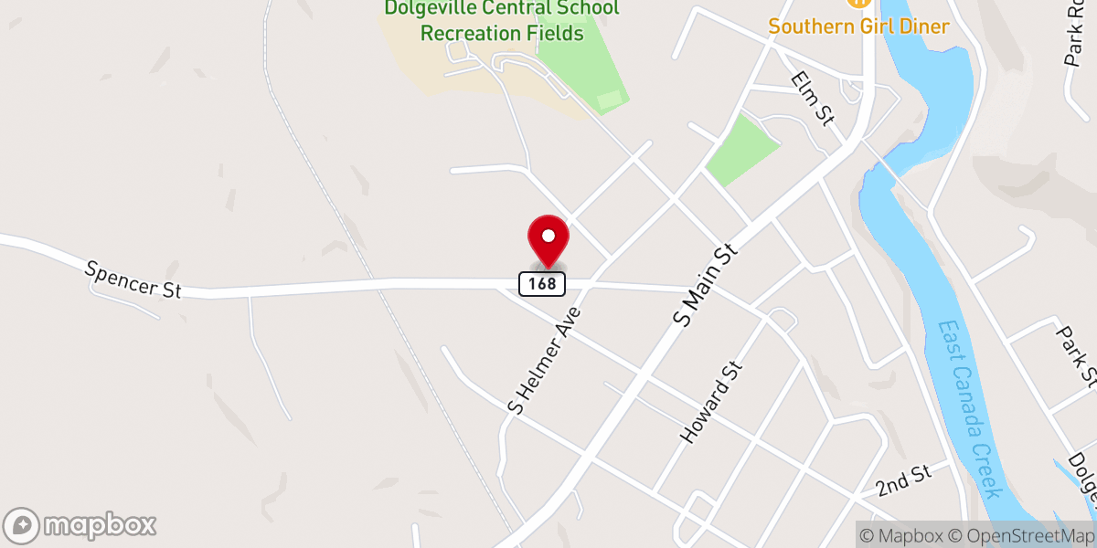 Map showing location of New Hope Christian Fellowship