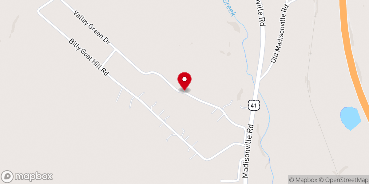 Map showing location of Holiness Church of Deliverance