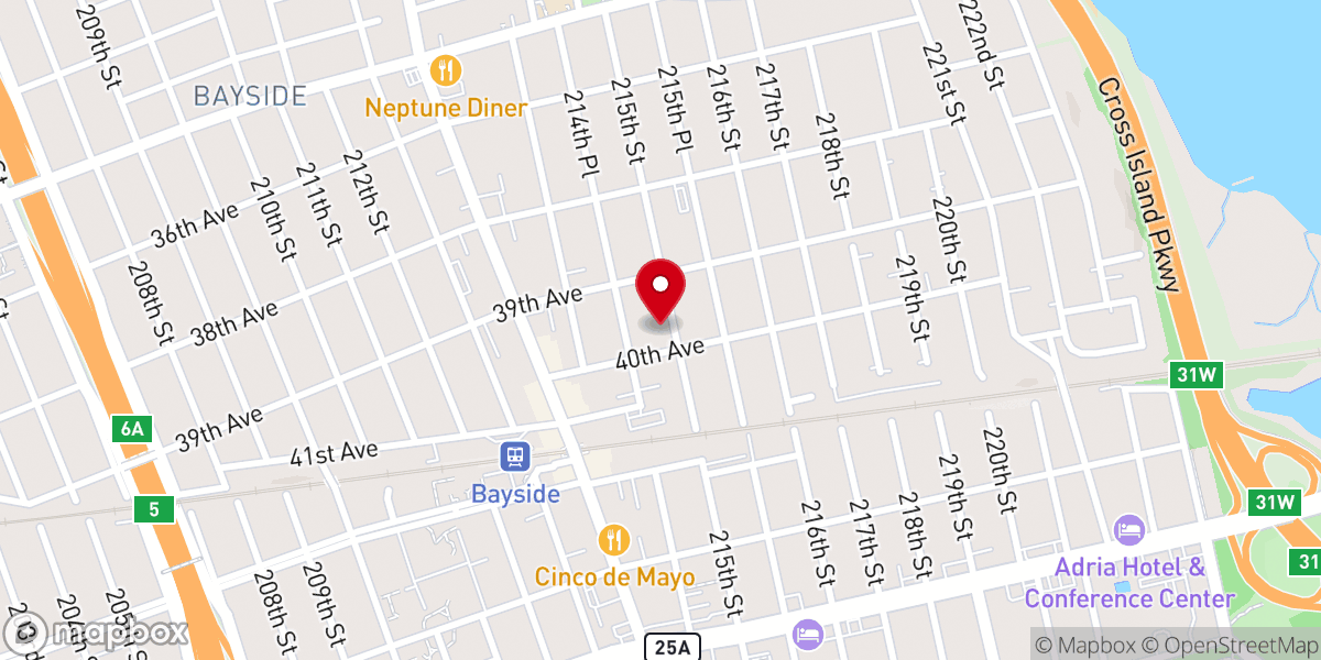 Map showing location of All Saints Episcopal Church Thrift Shop
