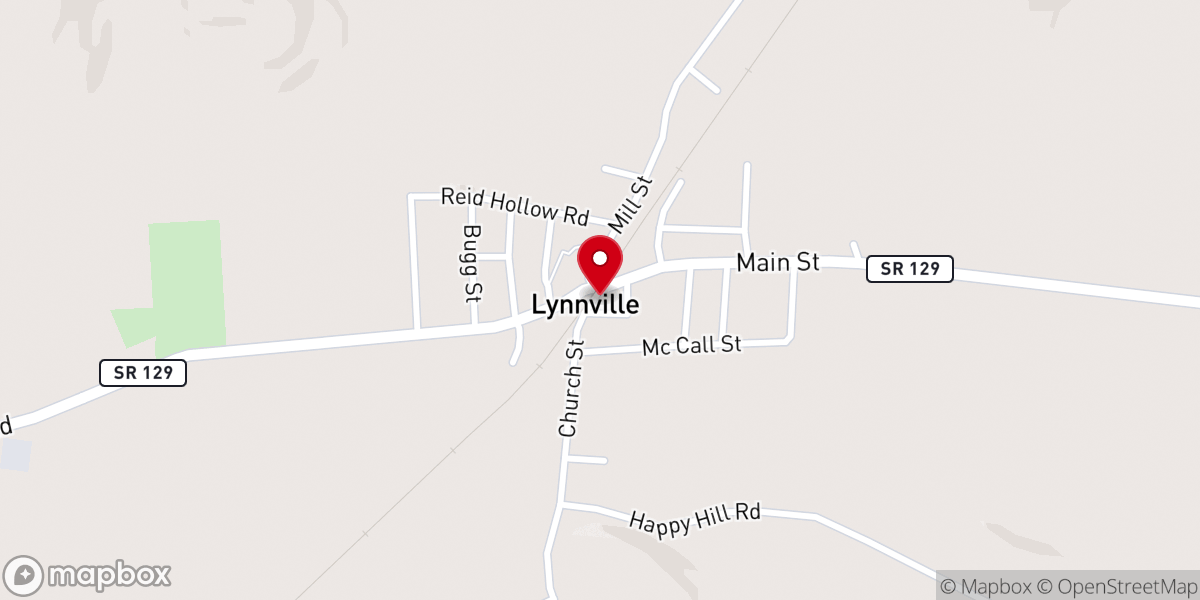 Map showing location of Iron Horse Country Store