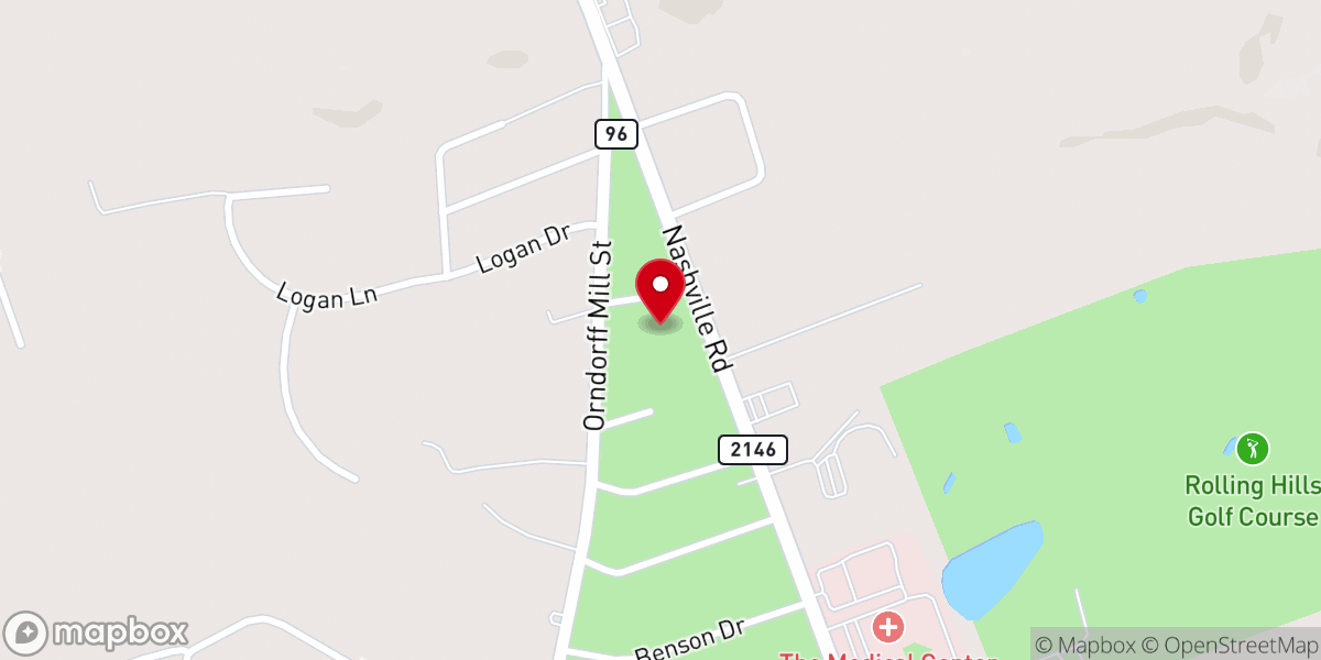 Map showing location of Southern Heights Baptist Church