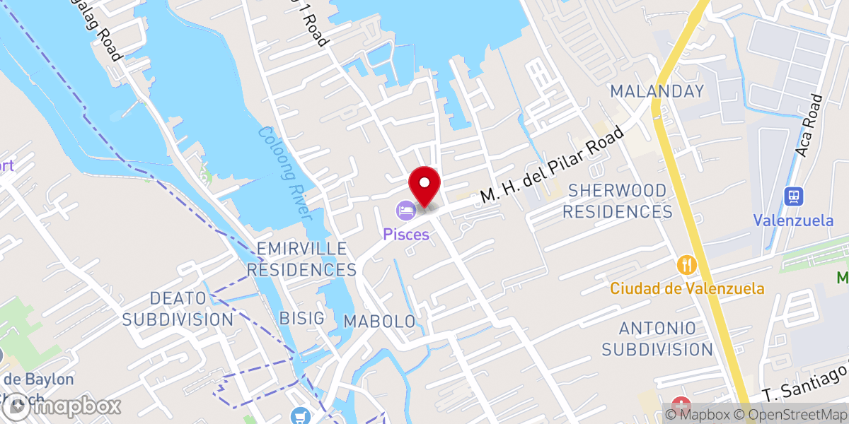 Map showing location of Spoken Word Christian Assembly Valenzuela