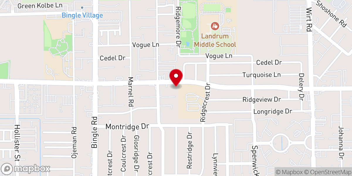 Map showing location of Iglesia Pentecostal Del Triunfo