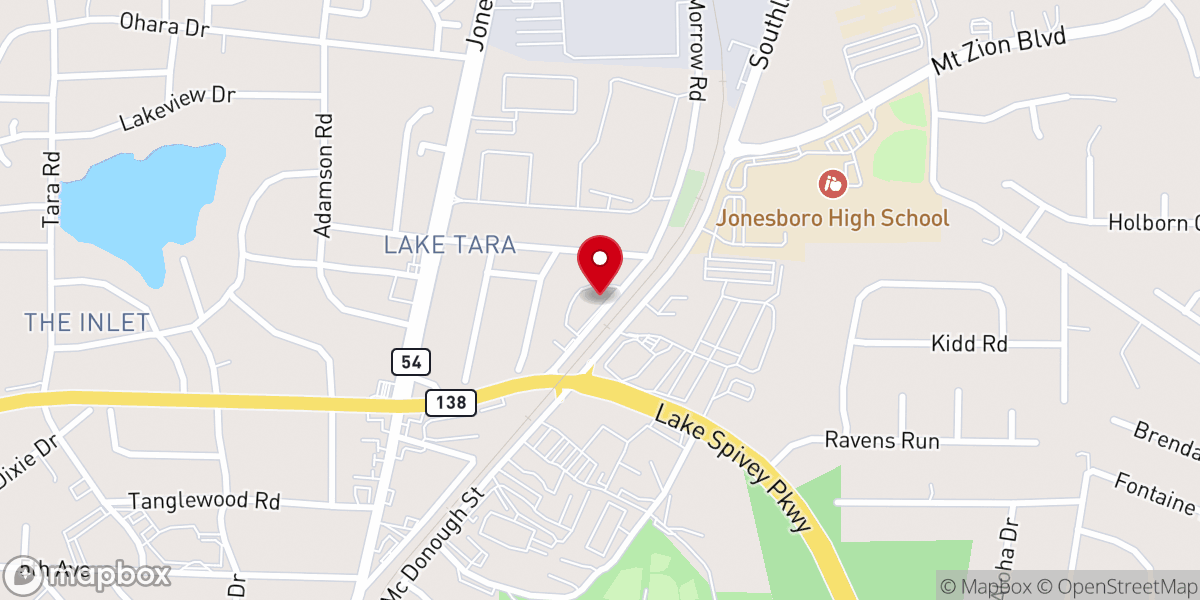Map showing location of New Mount Carmel Apostolic Church