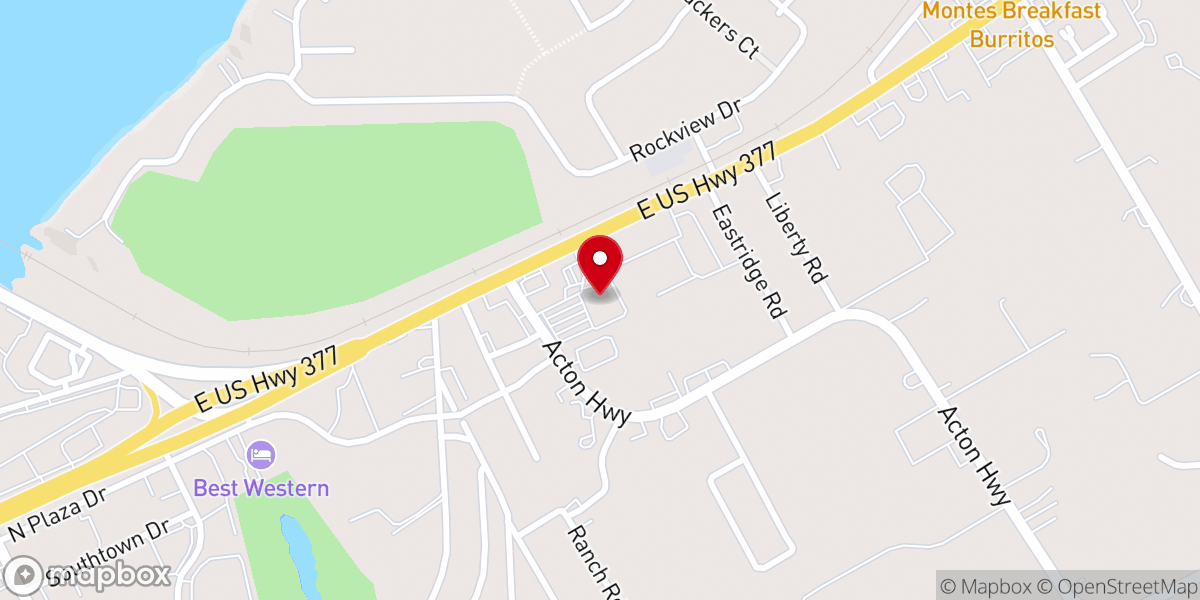 Map showing location of The Heights Church - Granbury