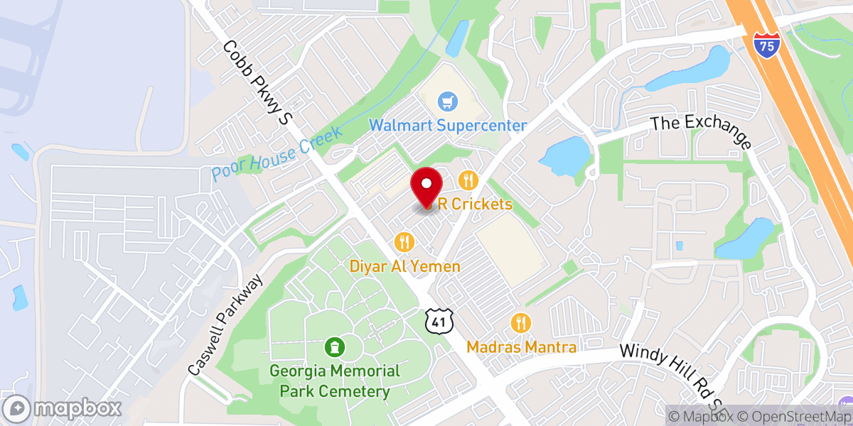 Map showing location of Igreja Pentecostal Deus é Amor