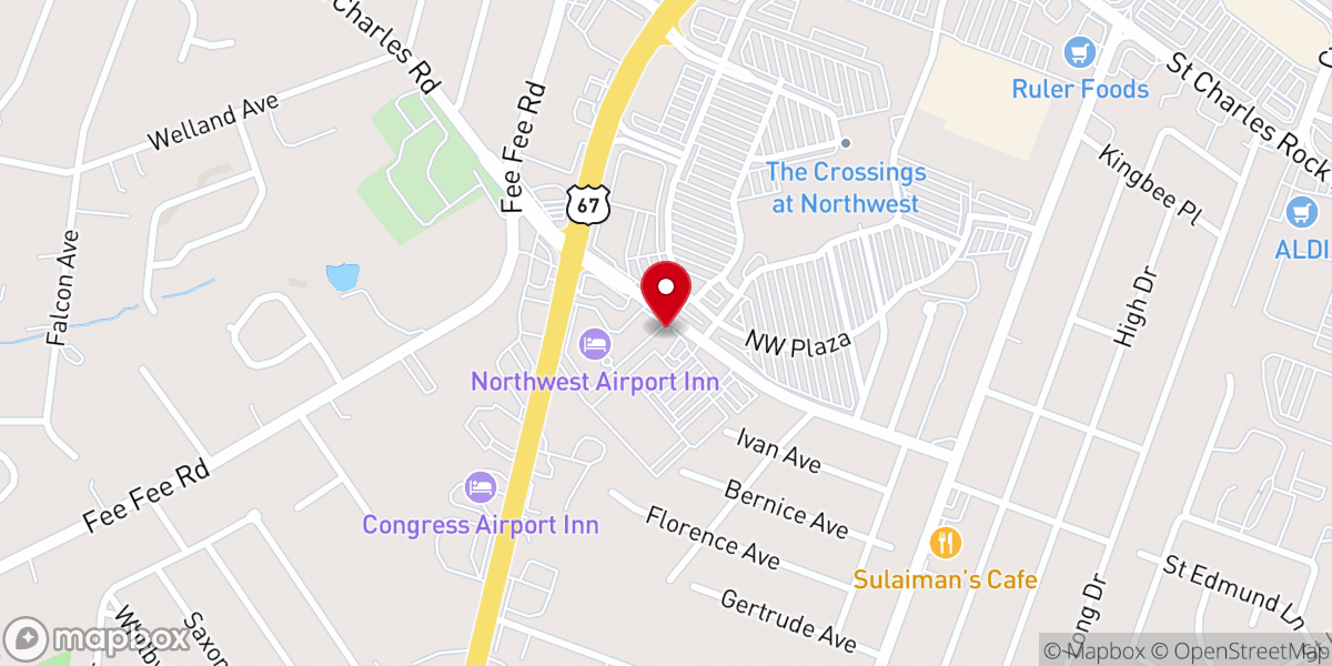 Map showing location of Our Father's House COGIC