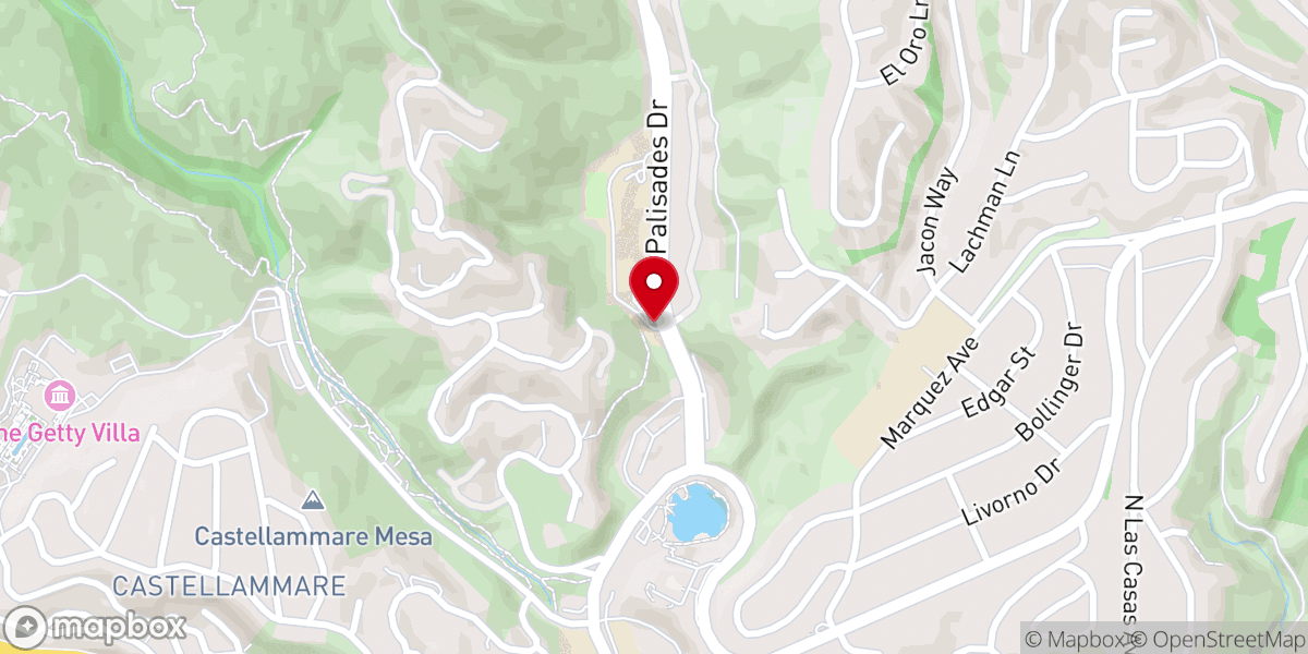 Map showing location of Calvary Christian School