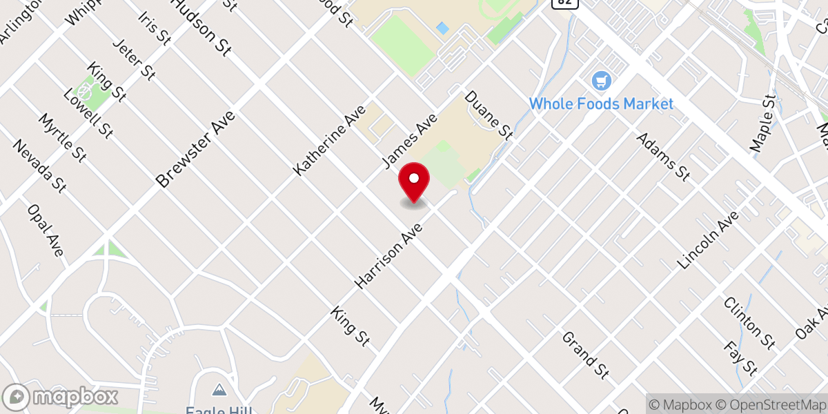 Map showing location of Cornerstone Community Church 코너스톤 교회