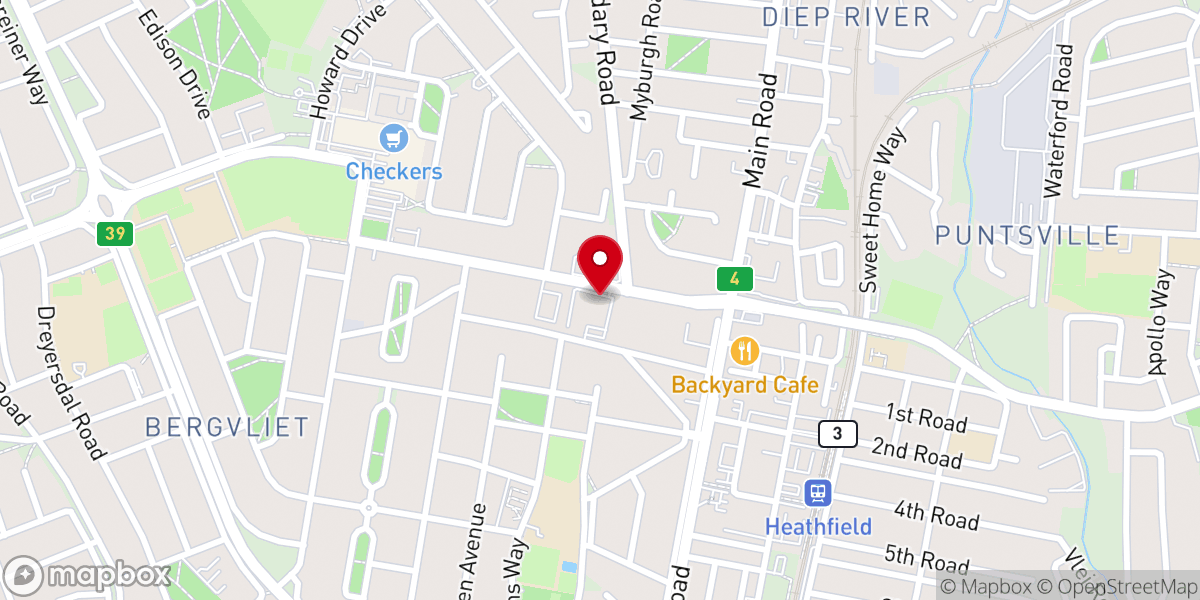 Map showing location of Church of the Most Holy Redeemer
