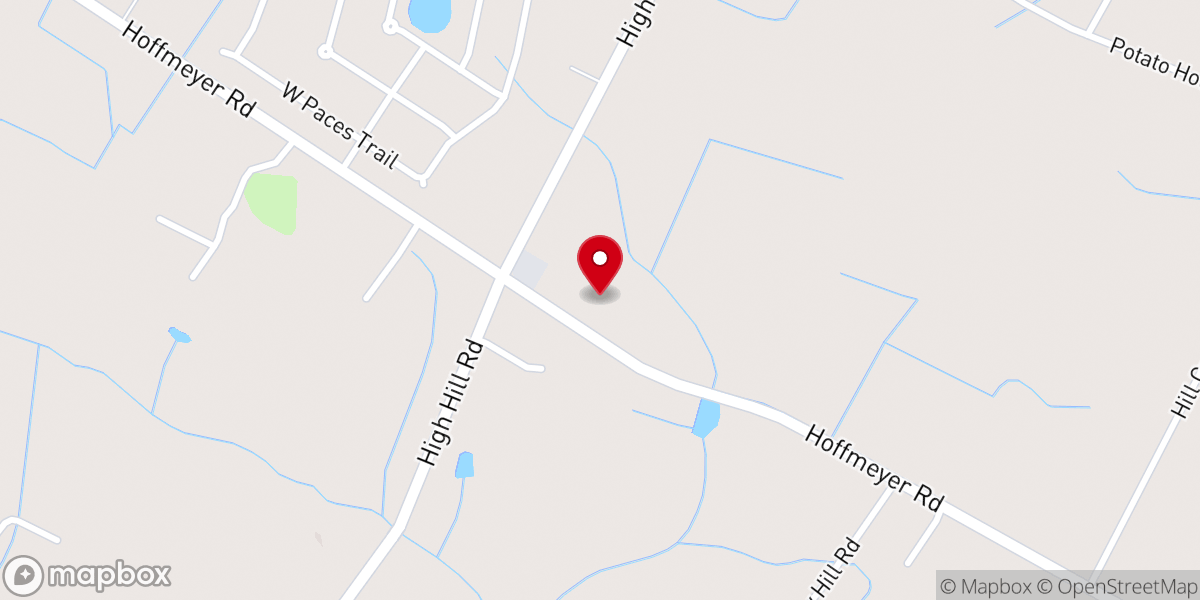 Map showing location of Midway Baptist Church