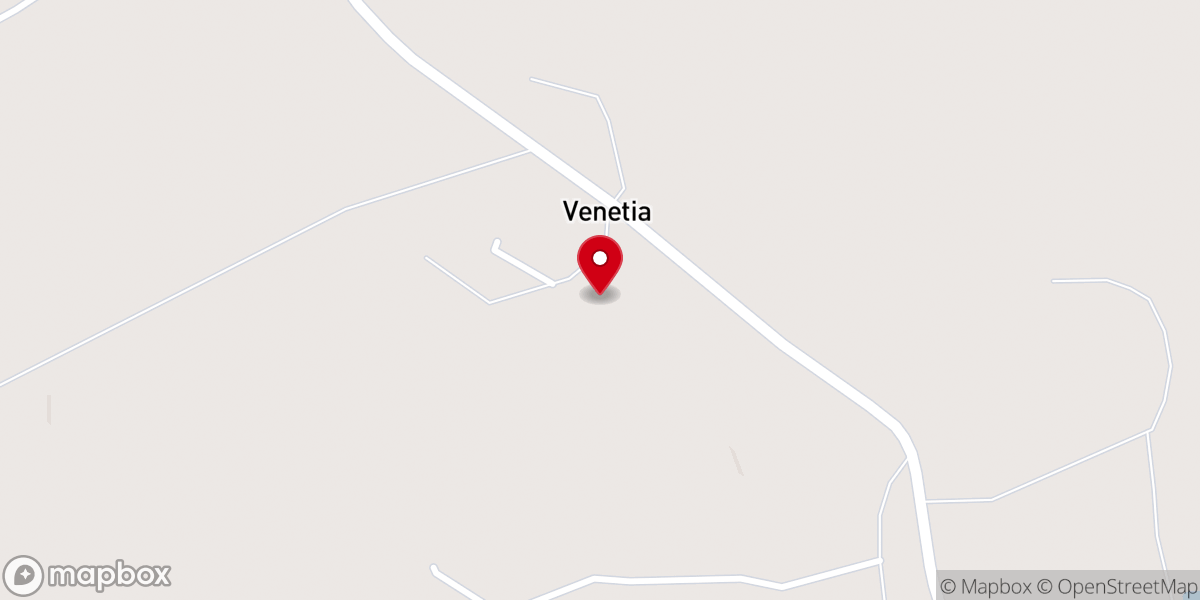 Map showing location of Vanetia Baptist Church