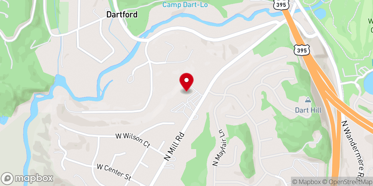 Map showing location of Northview Bible Church