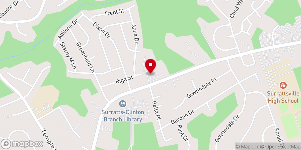Map showing location of Independent Baptist Church and School