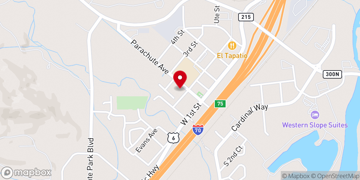 Map showing location of Grand Valley Christian Church