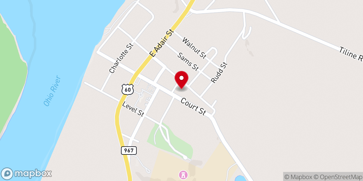 Map showing location of Souls Harbor Holiness Church