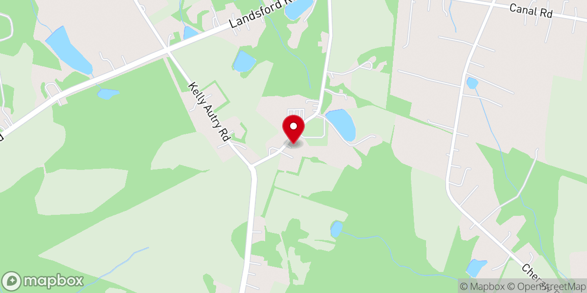 Map showing location of Philadelphia Baptist Church