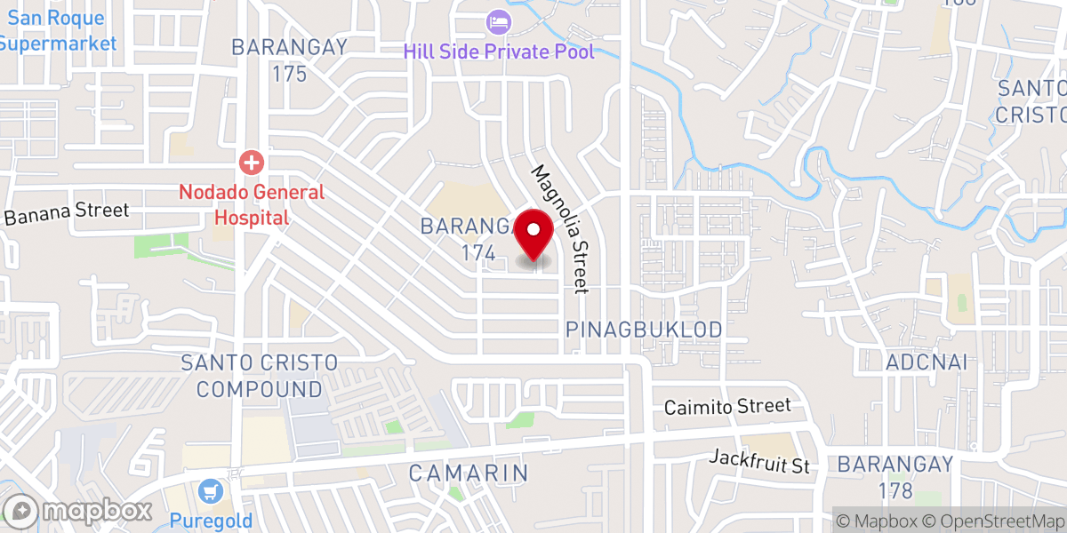Map showing location of Our Lady of Lourdes Parish (Diocese of Novaliches)