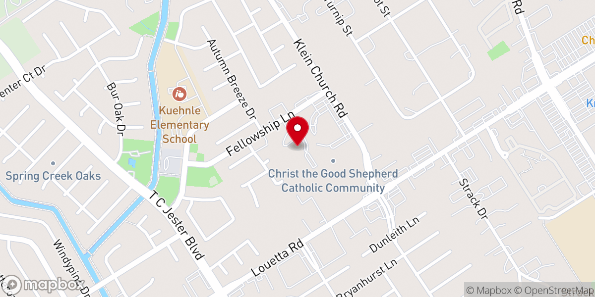 Map showing location of Northwest Bible Church