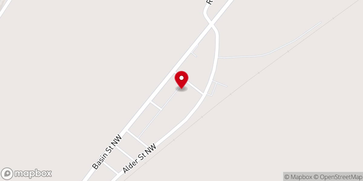 Map showing location of Bread of Life Ministry