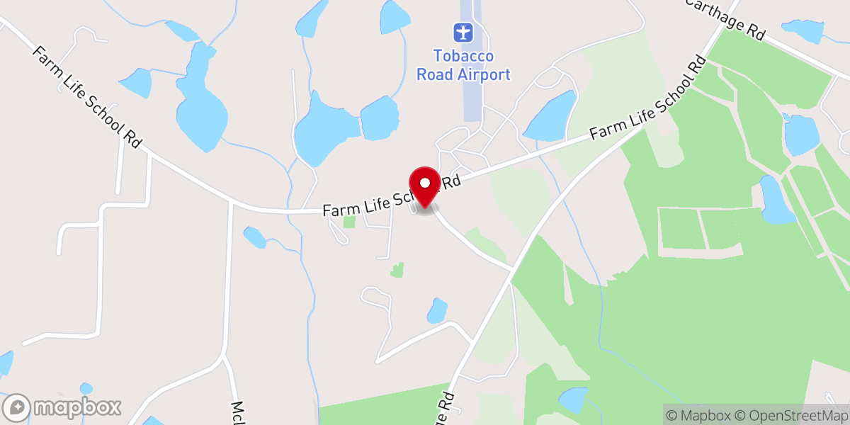 Map showing location of Eureka Presbyterian Church