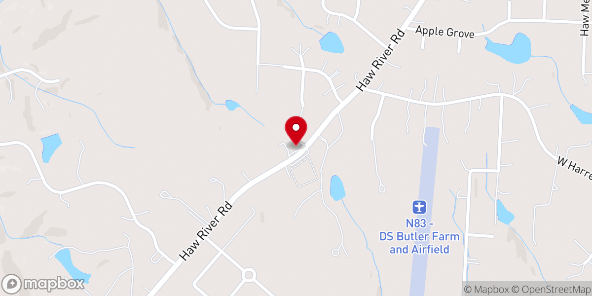 Map showing location of Bethel Methodist Church of Oak Ridge