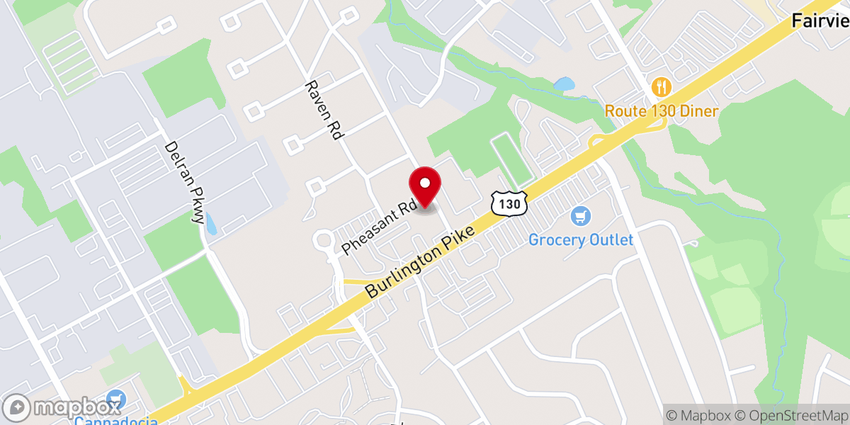 Map showing location of Faith & Hope Ministry Church