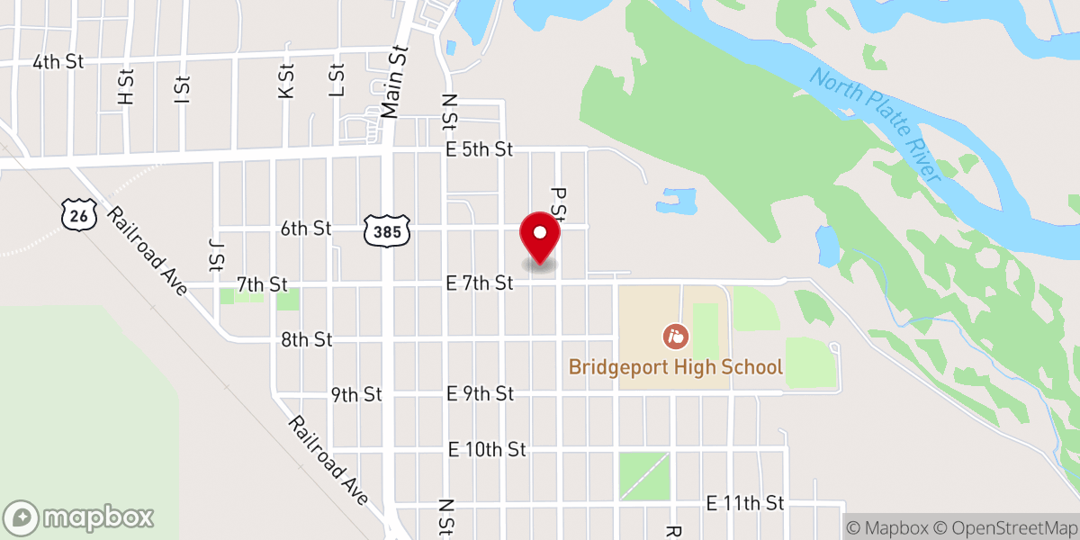 Map showing location of All souls Catholic Church