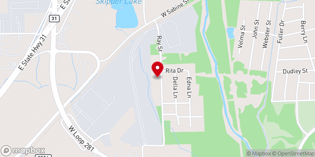 Map showing location of Prayerful Temple